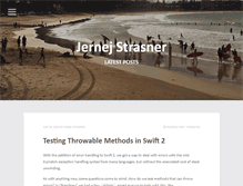 Tablet Screenshot of jernejstrasner.com